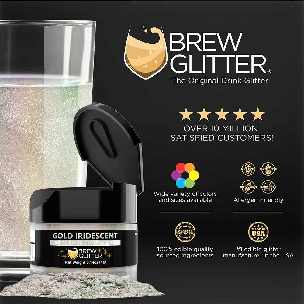 Gold Iridescent Brew Glitter&#xAE; | Spray Pump