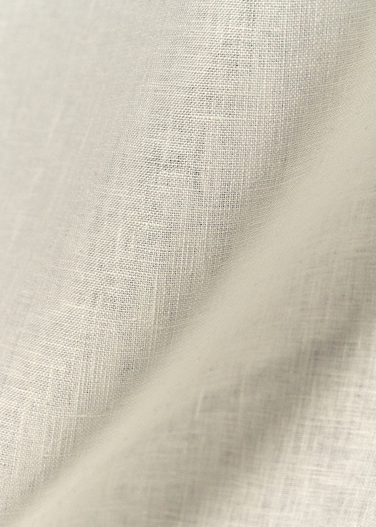 1 Yard Ivory Pure Linen Fabric 7 Oz/y² Flat Weave 58 Inches Wide Midweight PFD