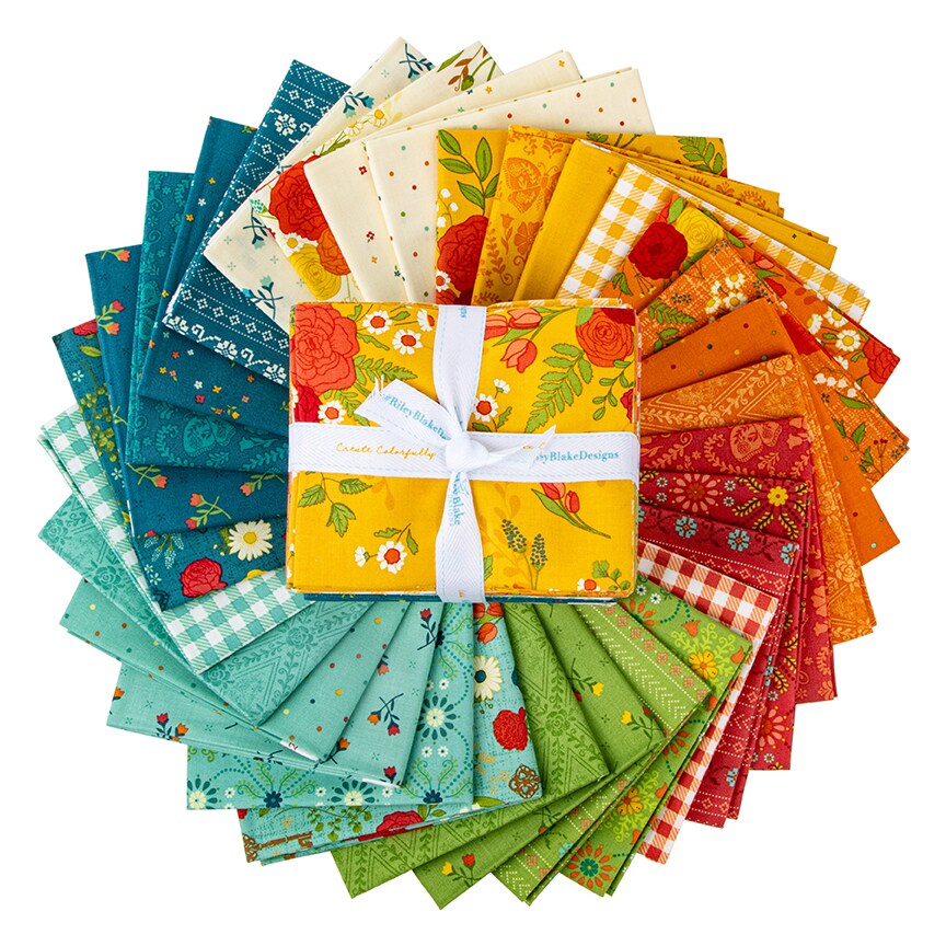First Blooms Fat Quarter Bundle by Heather Peterson for Riley Blake (FQ-16320-31)