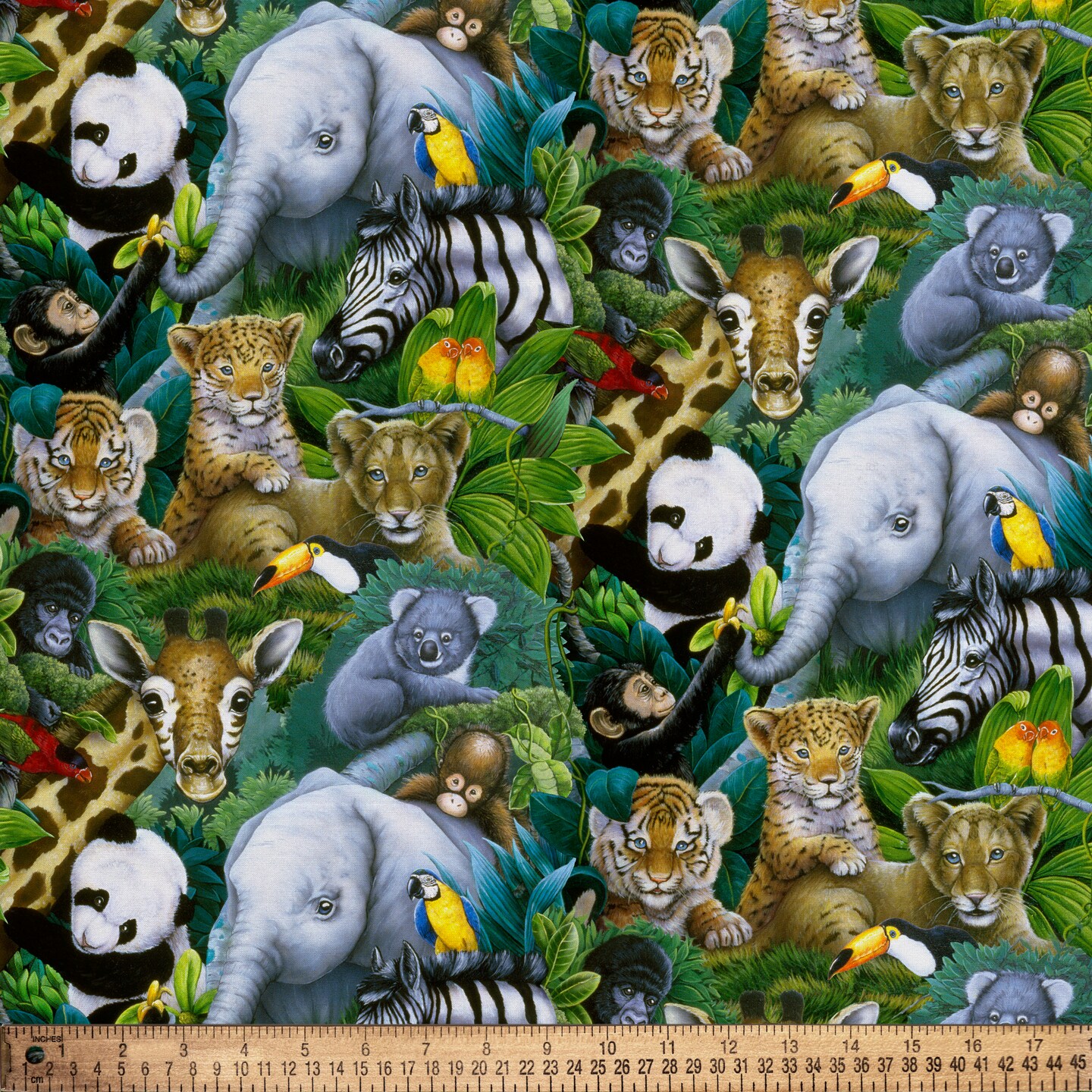 A RARE OCCASION MULTI 1 YD CUT COTTON