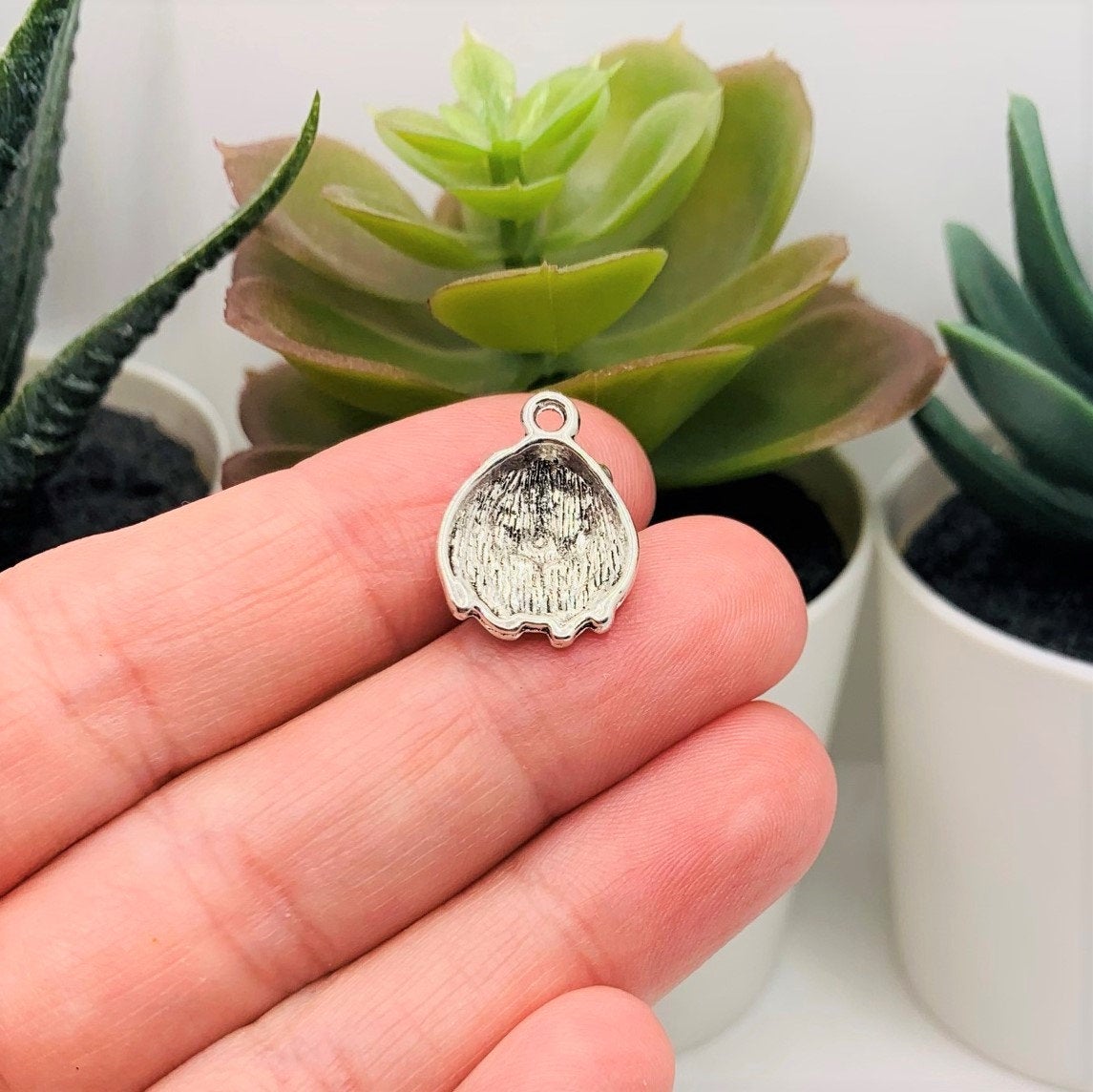 Silver Guinea Pig Charms, 14x18mm