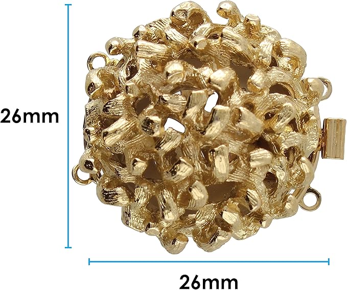 The Beadsmith Push Pull Slide Clasp – Elegant Elements – Strand Designs – Component to Finish or Connect Bracelets, Necklaces and DIY Handmade Jewelry