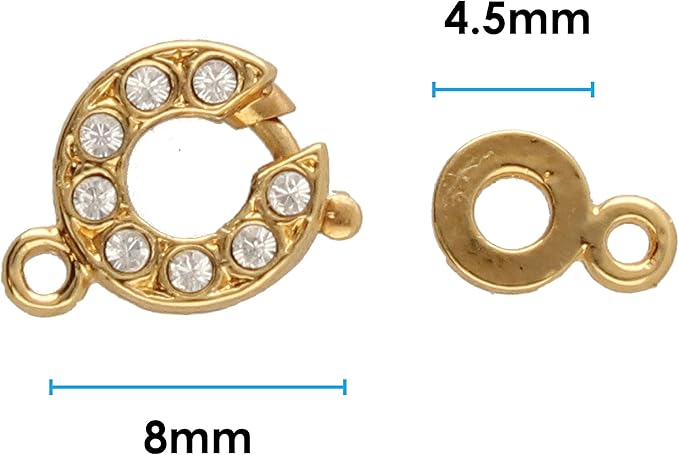 The Beadsmith Push Pull Slide Clasp – Elegant Elements – Strand Designs – Component to Finish or Connect Bracelets, Necklaces and DIY Handmade Jewelry