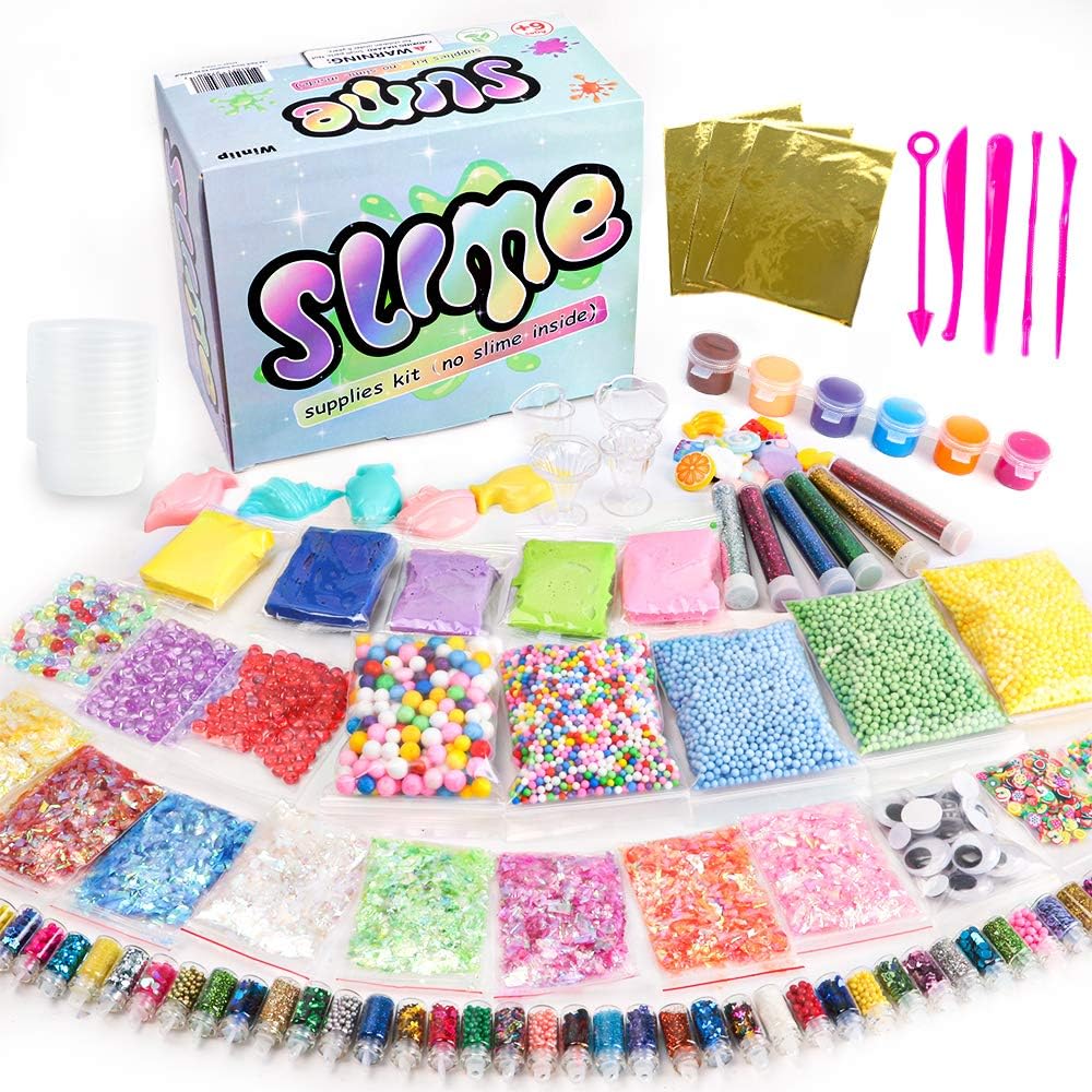 Slime Supplies Kit - 162 Pack with Add Ins