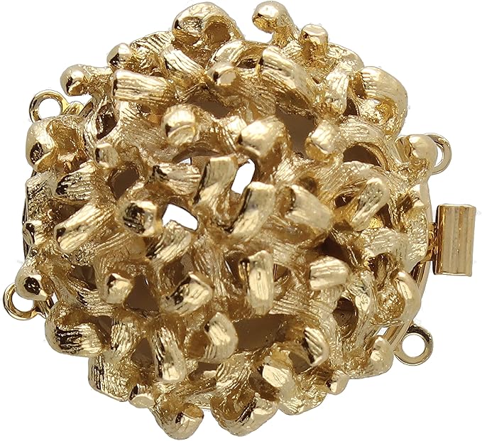 The Beadsmith Push Pull Slide Clasp – Elegant Elements – Strand Designs – Component to Finish or Connect Bracelets, Necklaces and DIY Handmade Jewelry