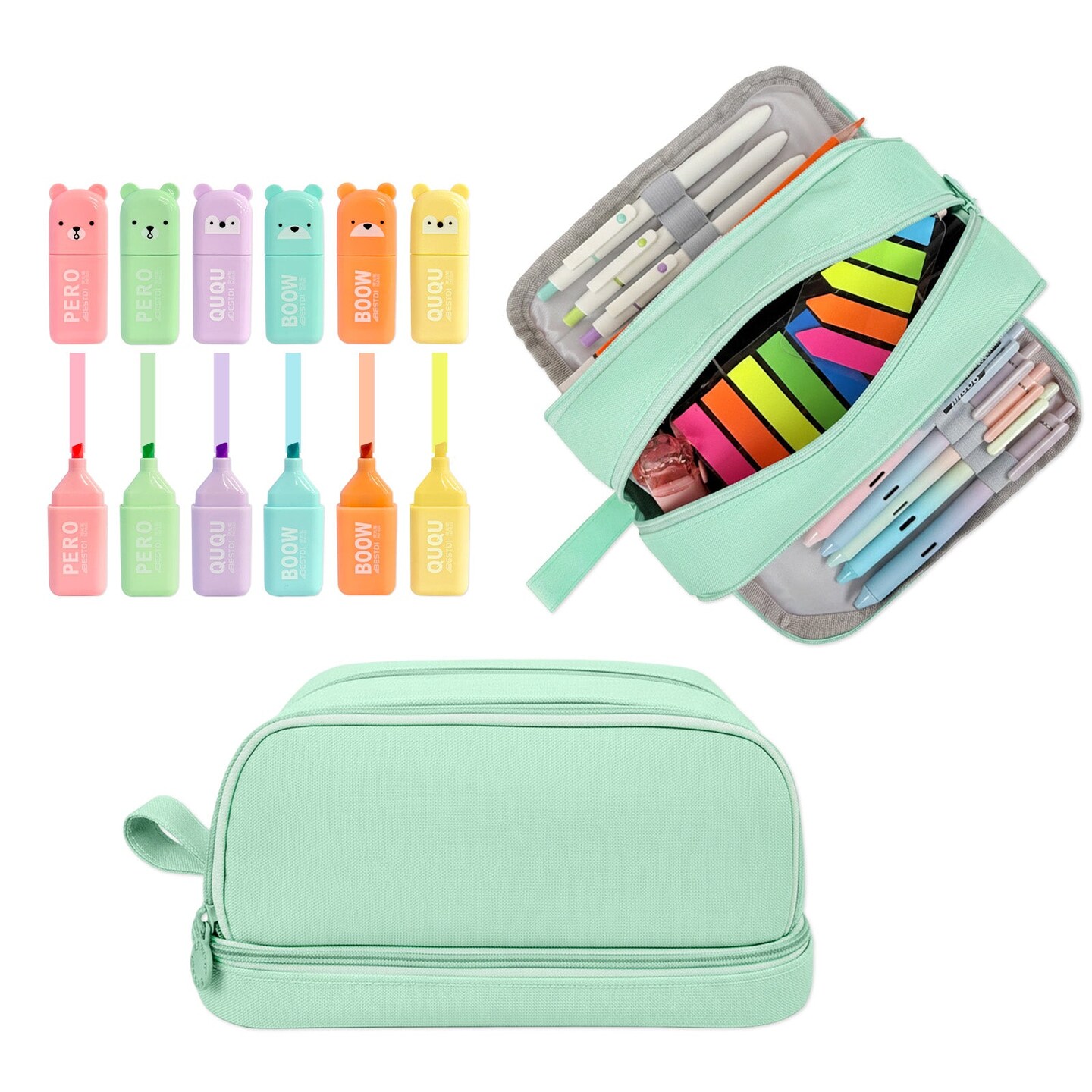 Wrapables Back-to-School Cute and Trendy Super Savers Set, School