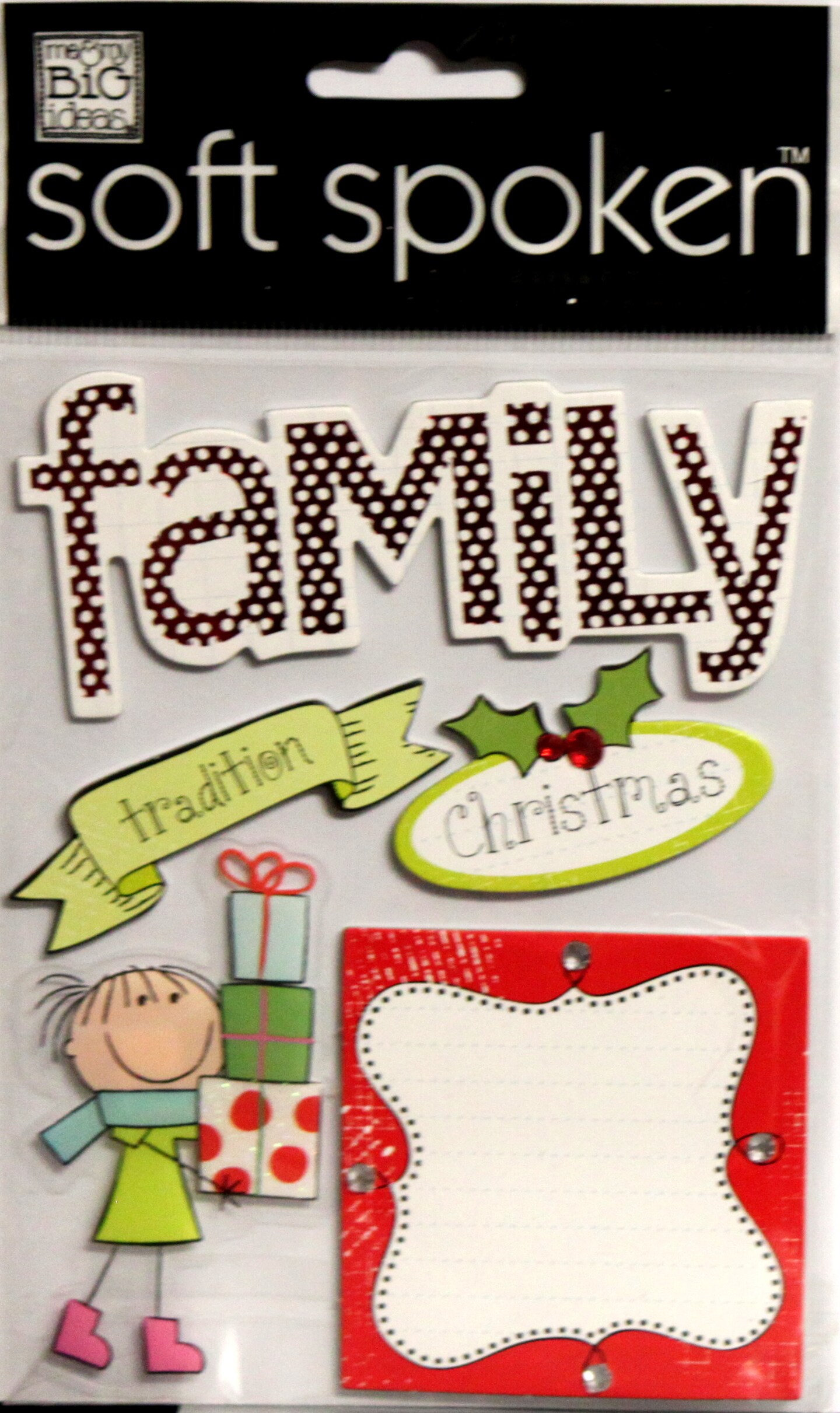 Me &#x26; My Big Ideas Family Christmas Dimensional Stickers