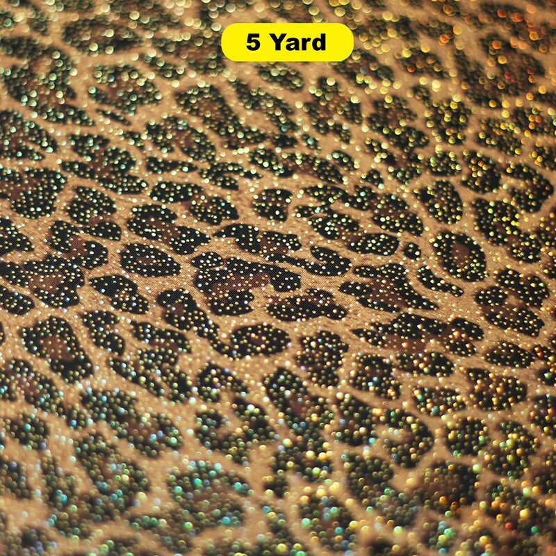 Jaguar Print Fabric 4 Way Stretch Poly Spandex