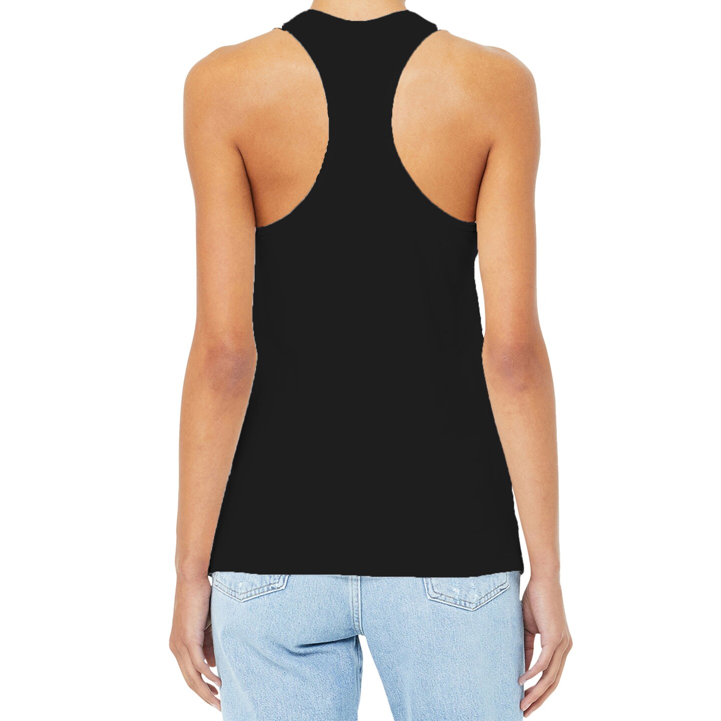 BELLA + CANVAS Women's Jersey Racerback Tank, Gym Workout Casual Tank Top