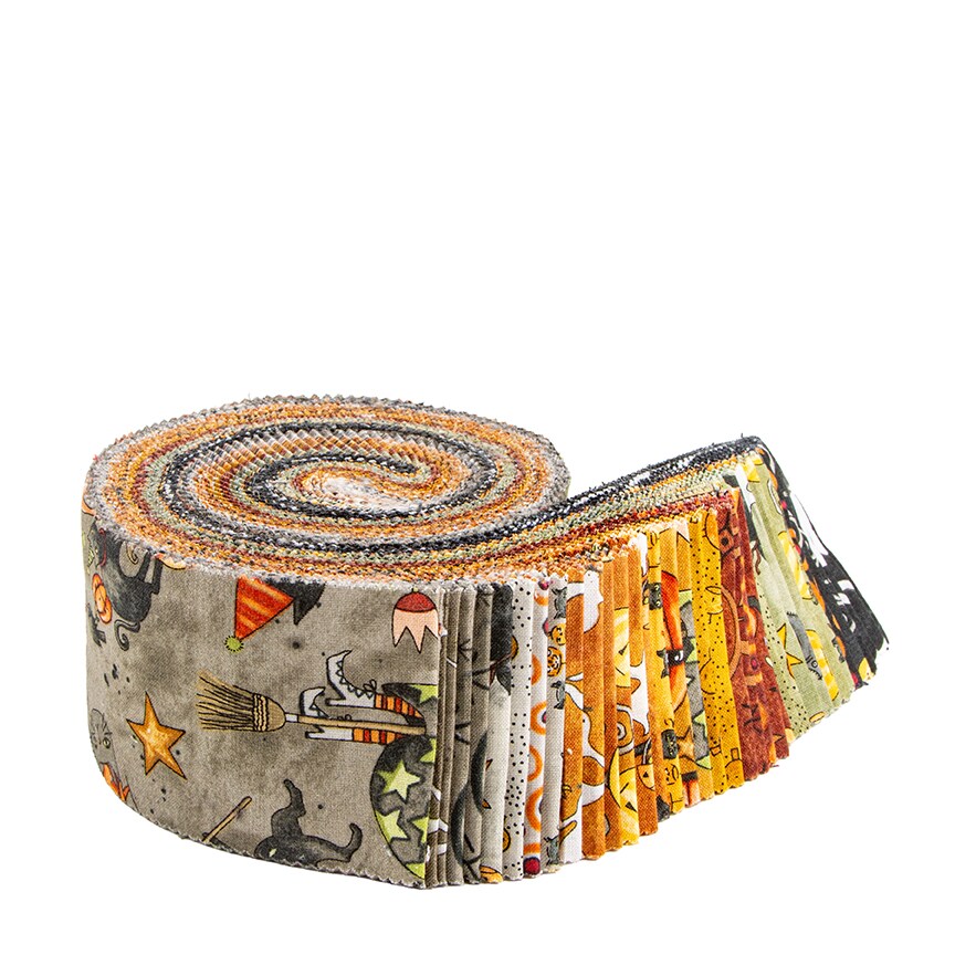 Spooky 2.5" Strip Roll (Jelly Roll / Rolie Polie) by Riley Blake (RP-17570-40)