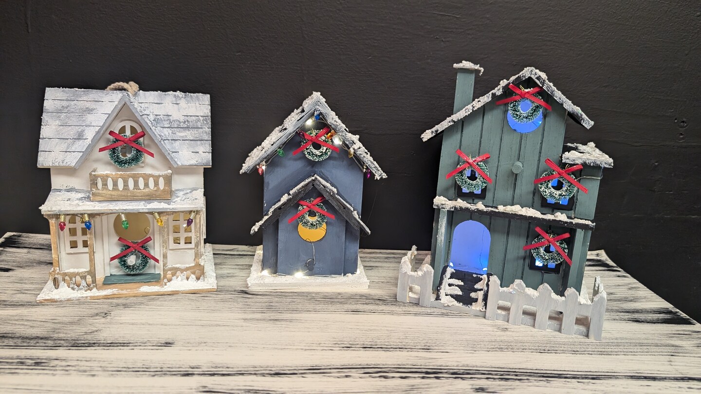 Create a Christmas Village House