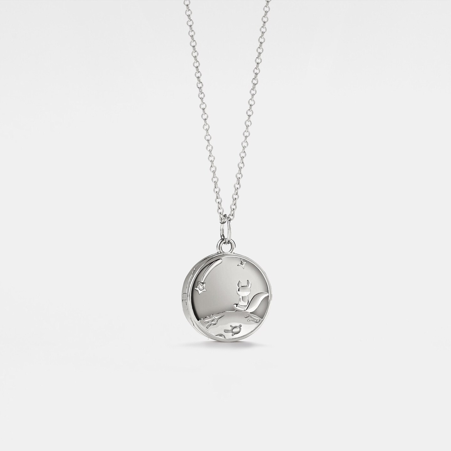 PERIMADE Little Fox Locket Necklace • Waterproof Picture Photo