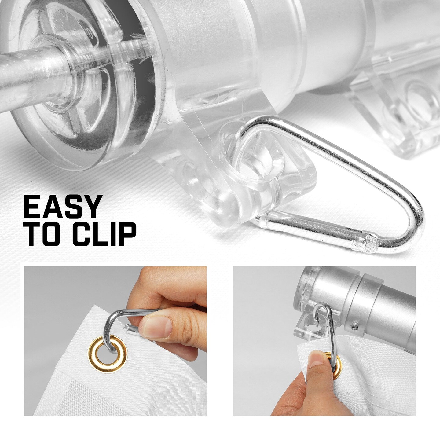 G128 Combo Pack: 16 Ft Telescoping Aluminum Flagpole (Silver) & Betsy Ross Flag 3x5 Ft, ToughWeave Series Embroidered 300D Polyester | Pole with Flag Included