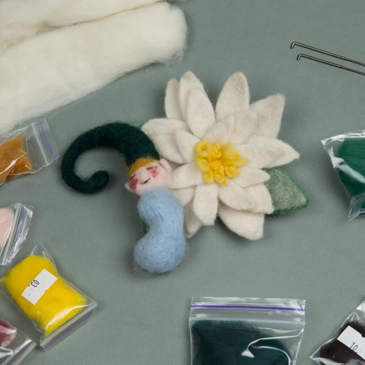 Felting kit &#x27;&#x27;Child&#x27;s dreams&#x27;&#x27;
