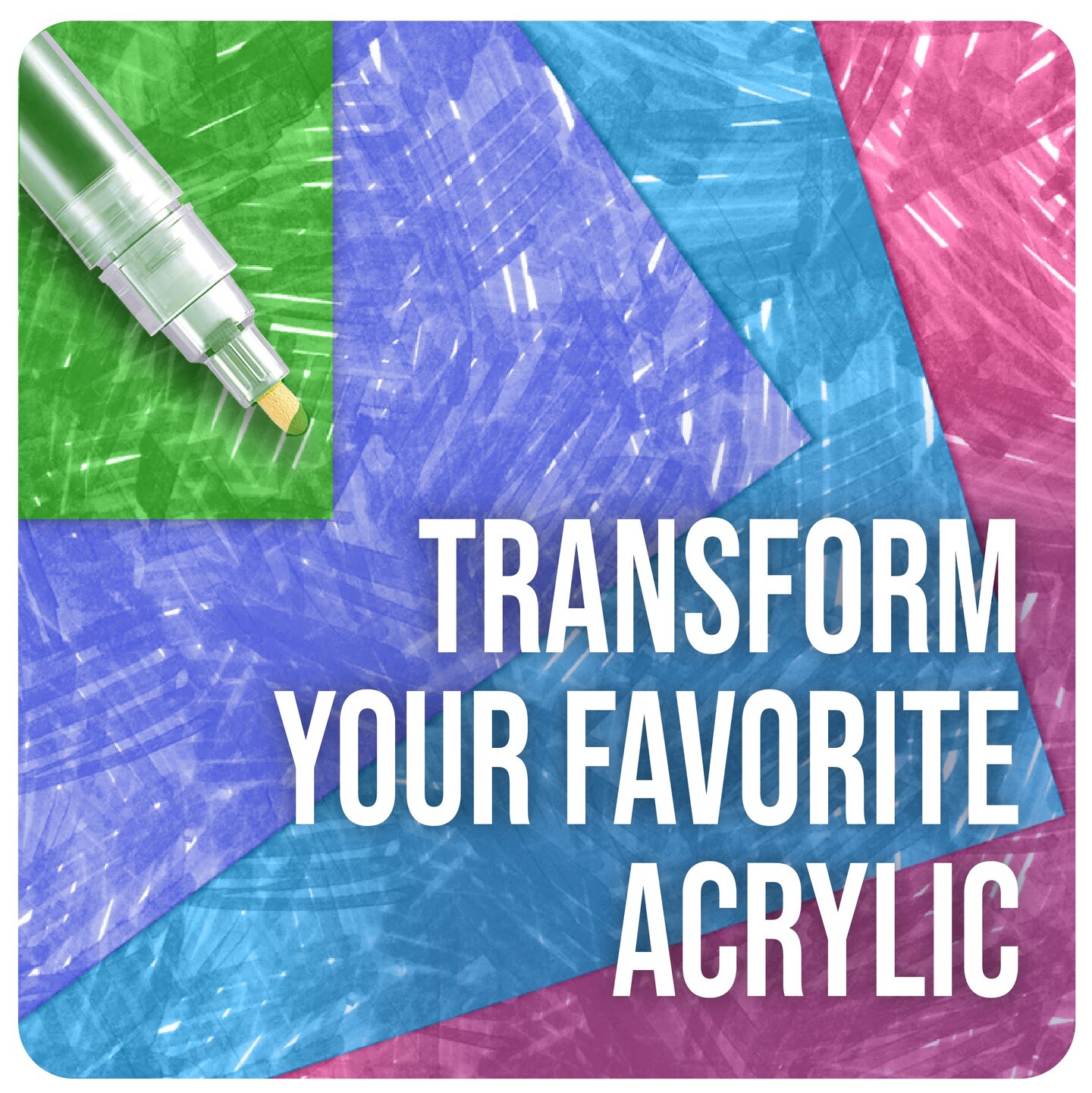 Americana Additions - Marker Maker Starter Set - Fillable Acrylic Marker with Acrylic Marker Medium and Replacement nibs