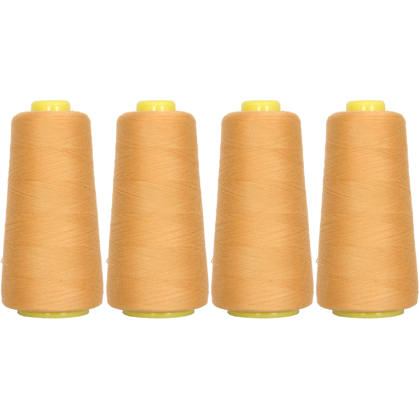 Threadart Polyester Serger Thread - 2750 yds 40/2 - 4 Cone Bundle Pack - 56 Colors Available -