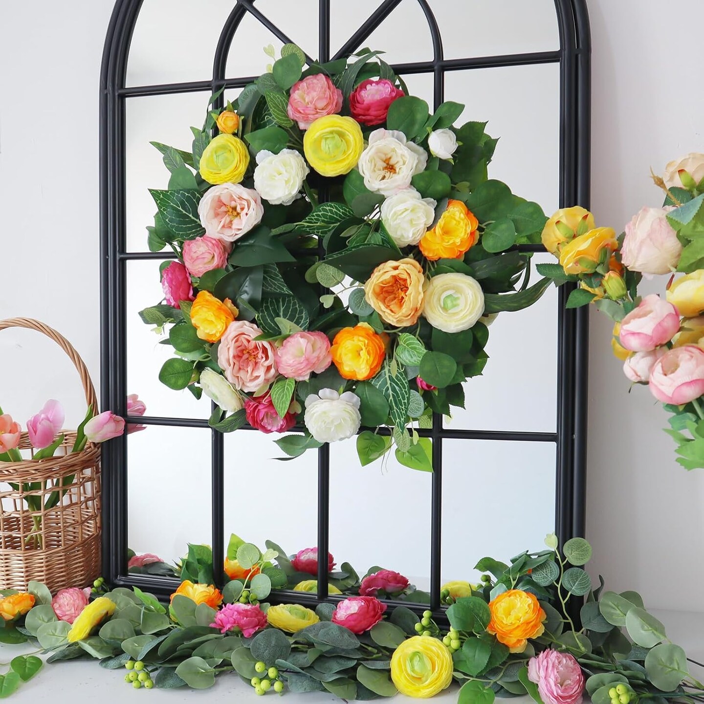 Spring Summer Wreaths for Front Door