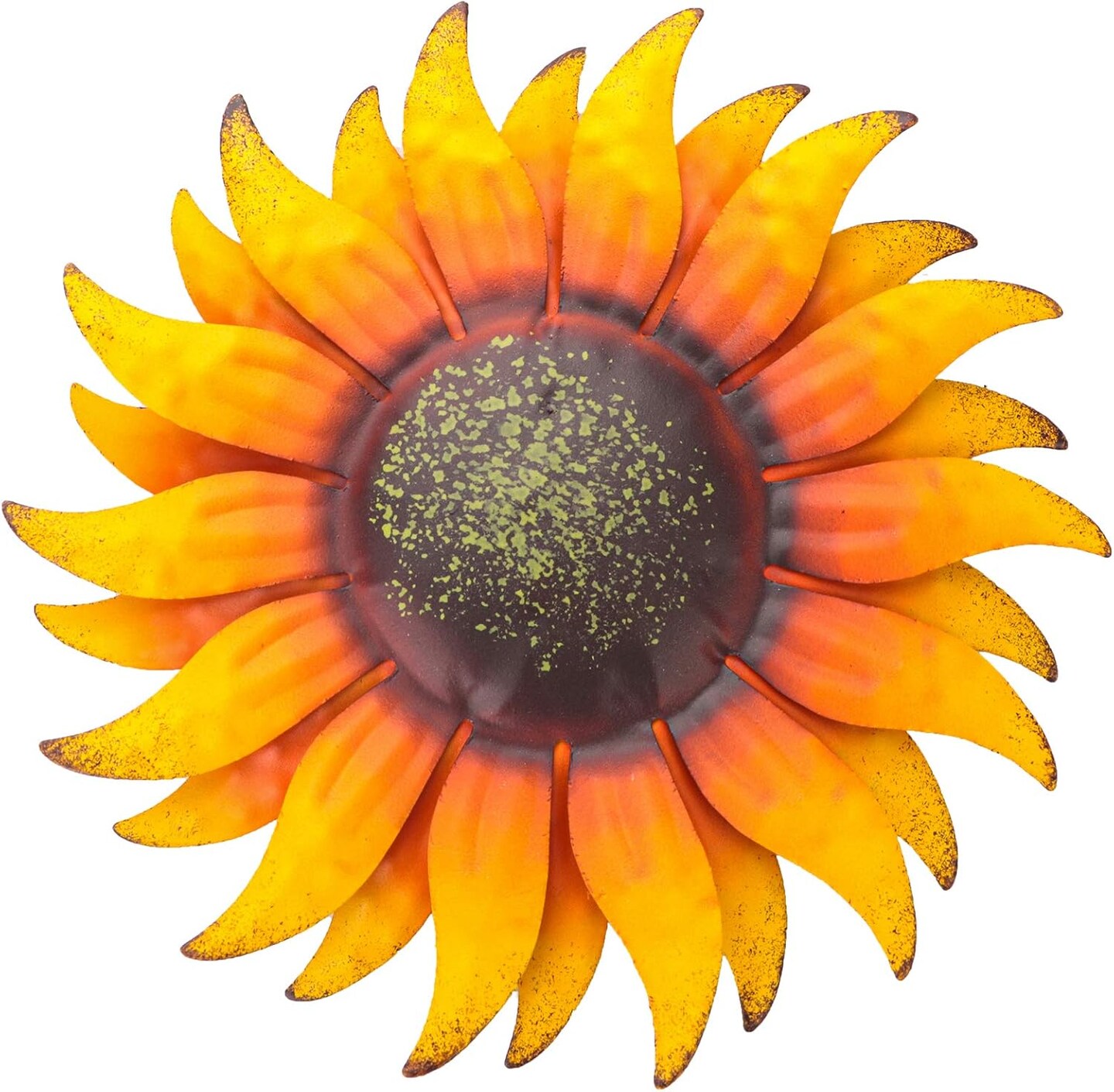 6-Inch Metal Sunflower Wall Decor – Summer-Inspired Hanging Art for Indoor & Outdoor Spaces, Perfect for Kitchen, Porch, Bathroom, or Bedroom