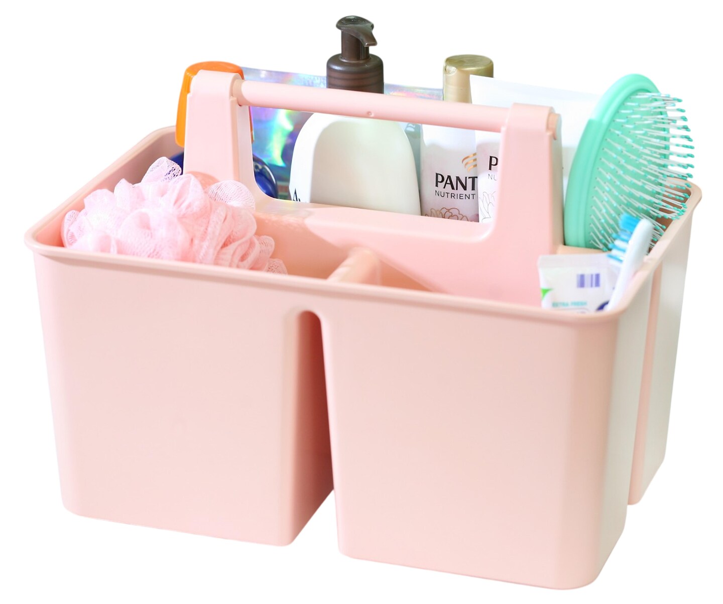 Enjoy Organizer | Shower Caddy Organizer with Handle, 3 Compartments, Portable Storage Bin for Bathroom, Dorm, Gym -Made In USA