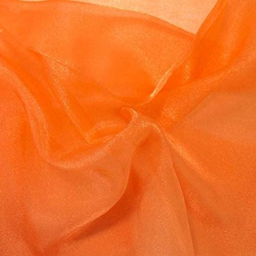 1 Yard Sparkle Crystal Sheer Organza, 60″ Wide 100% Polyester Shiny Fabric