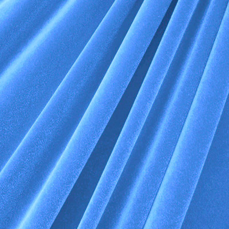 1 Yard Stretch Velvet Fabric Medium Weight Soft Sheen 4-Way Stretch Apparel 58/60" Width
