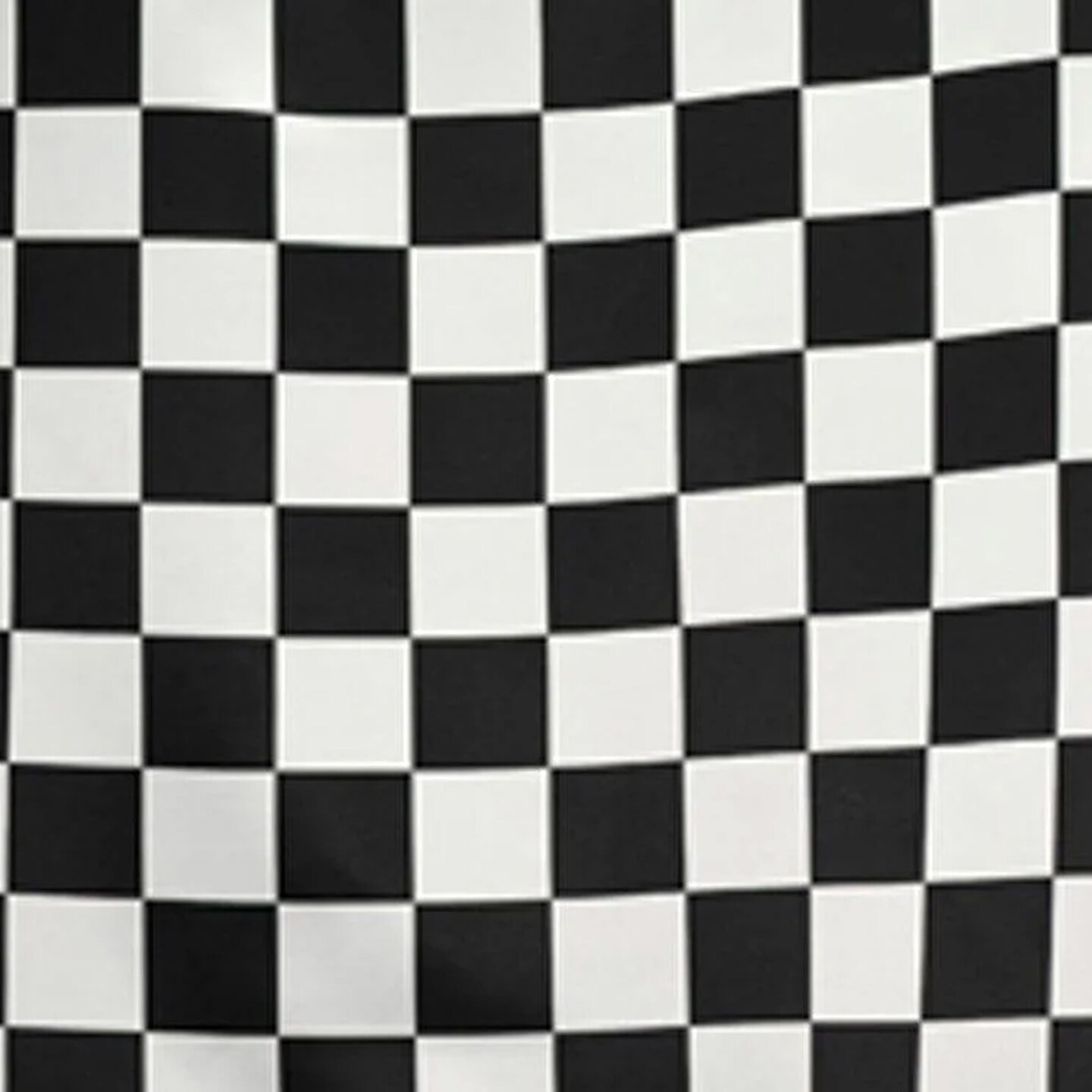 3.5" Checker Satin Print Fabric Medium Checkered Racing 60" Wide