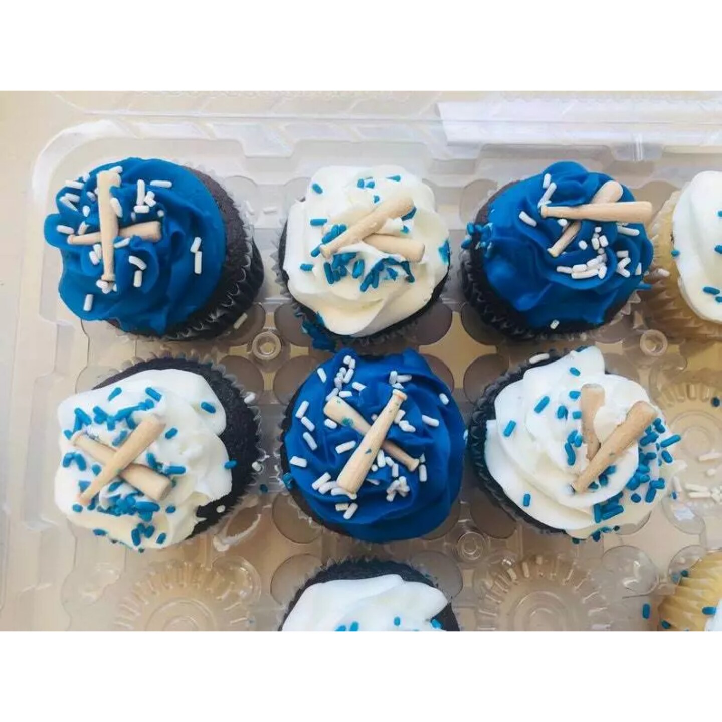 Kitcheniva 1-15/16" Miniature Baseball Bat Unfinished Wood Bat Small Craft DIY 25 Pcs