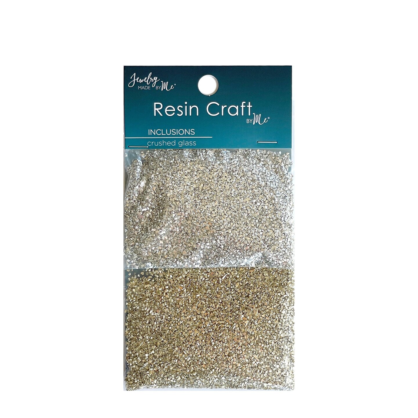 Resin Craft By Me&#x2122; Silver and Gold Crushed Glass Inclusions