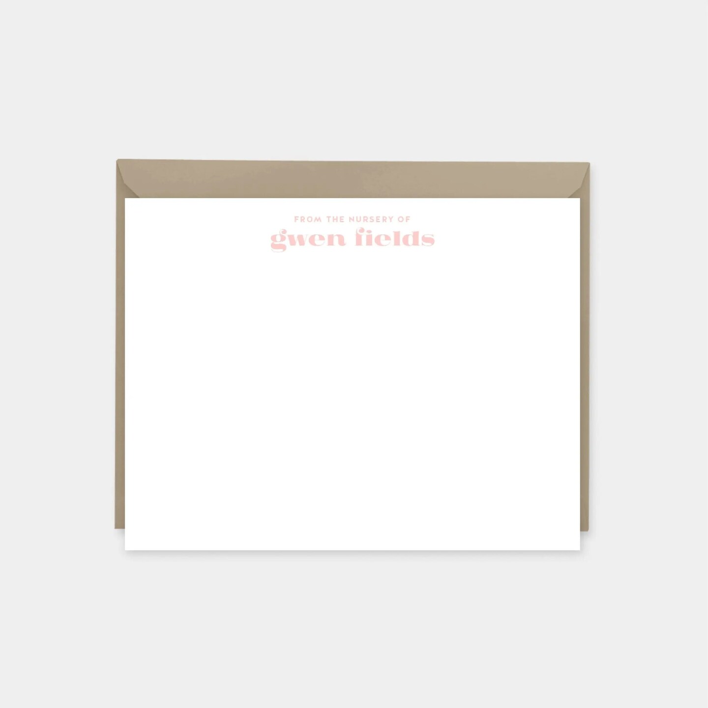 Pink Stylish Note Cards