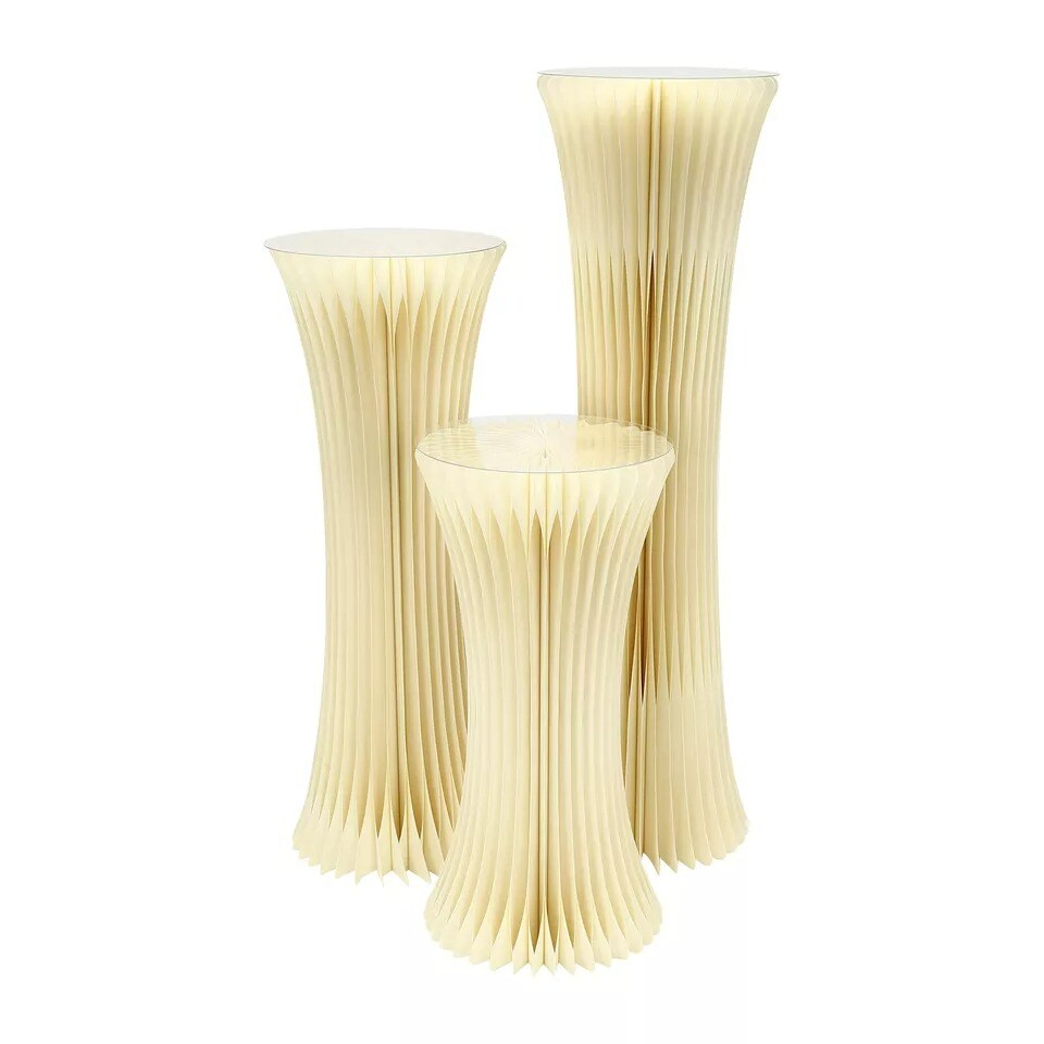 3-Models Foldable Cardboard Column Display Paper Column For Party DIY 110.23lbs