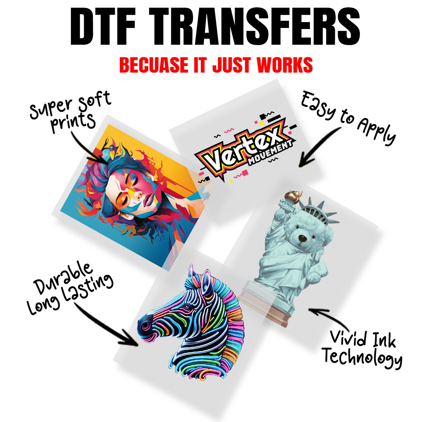 Galentine&#x27;s Day DTF Transfer 22x60 - Direct-to-Film Gang Sheet, Ready-to-Press Galentine&#x2019;s Design for Apparel