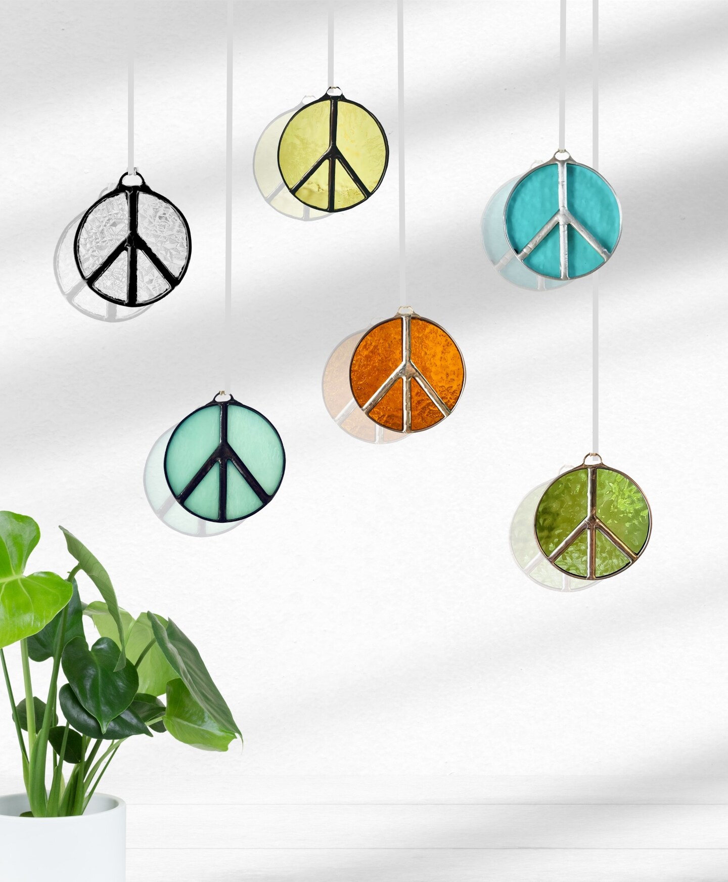 product name is Peace Sign Suncatchers