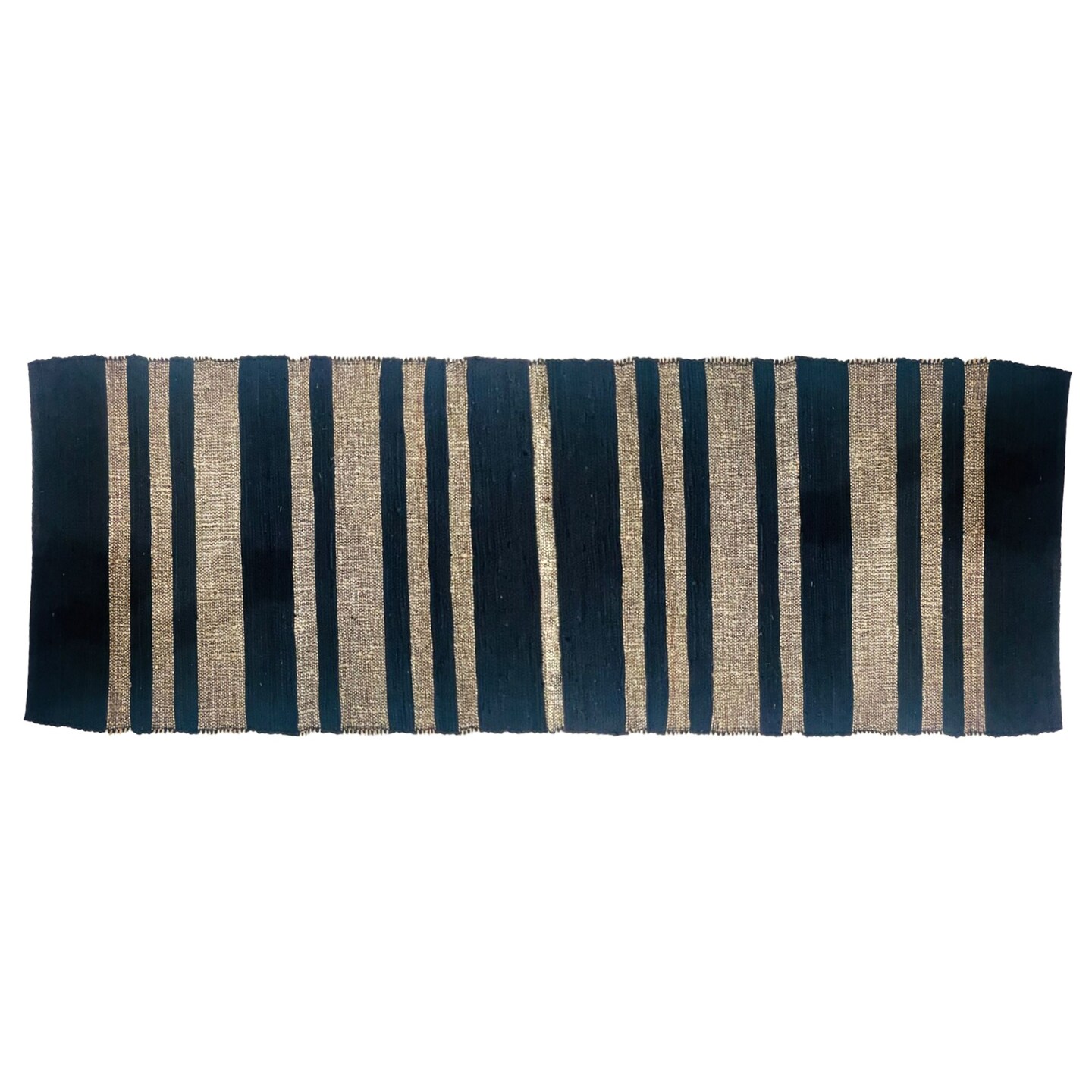 Tai Stripe 2.5X9 Indoor Rug Runner Black Multi