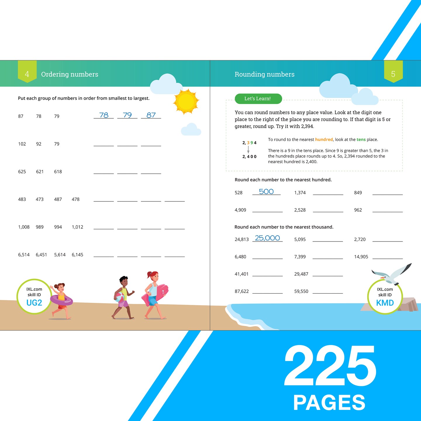 The IXL Ultimate 3rd Grade Math Workbook, Activity Book for Kids Ages 8-9 Covering Addition, Subtraction, Multiplication, Division, Fractions, Geometry, and More Mathematics
