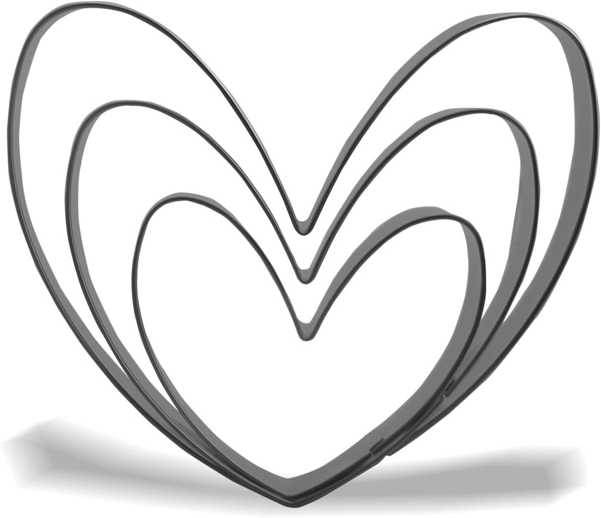 Heart Cookie Cutter Set 3 Piece Stainless Steel
