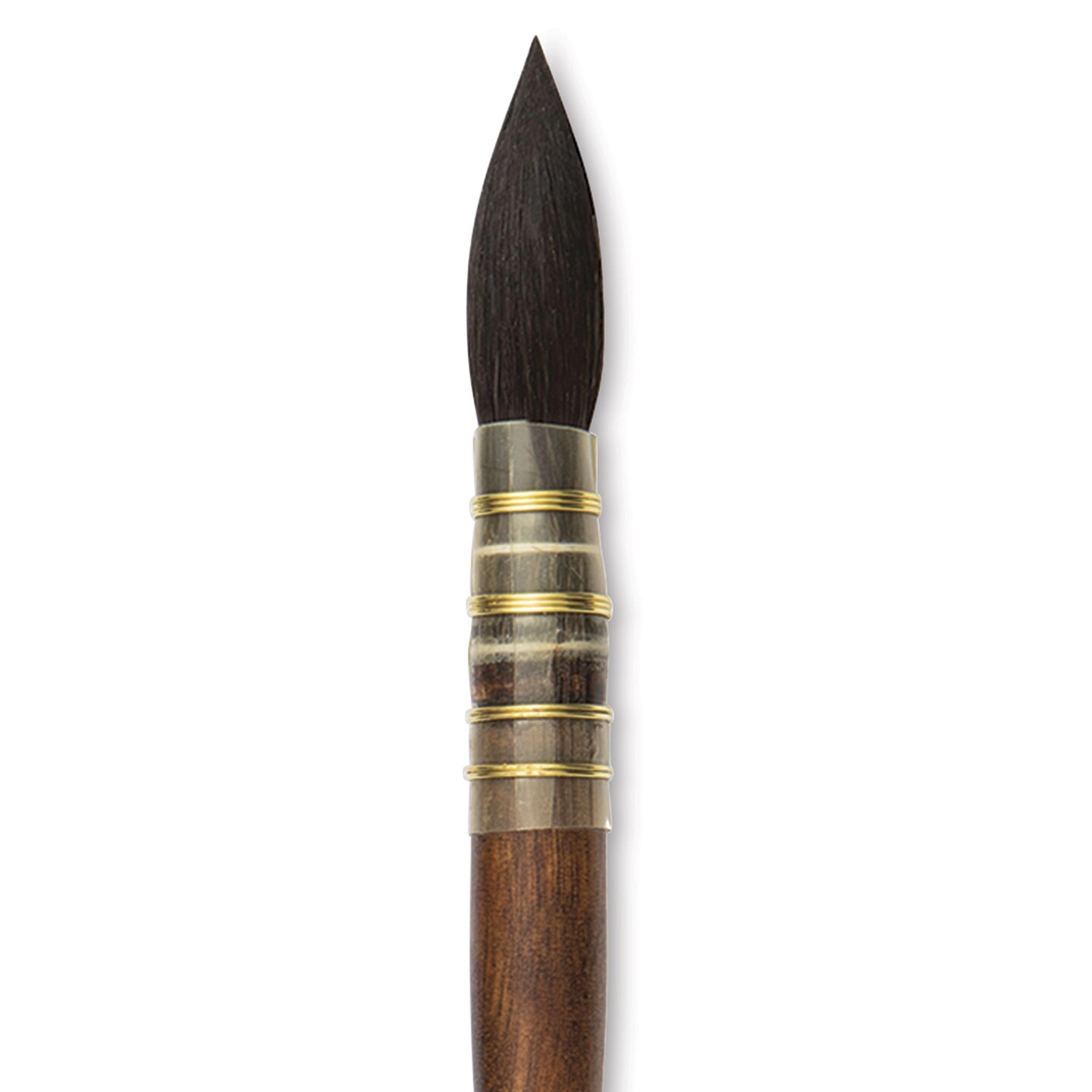 Isabey Vintage Siberian Blue Squirrel Brush - Quill Mop, Size 6