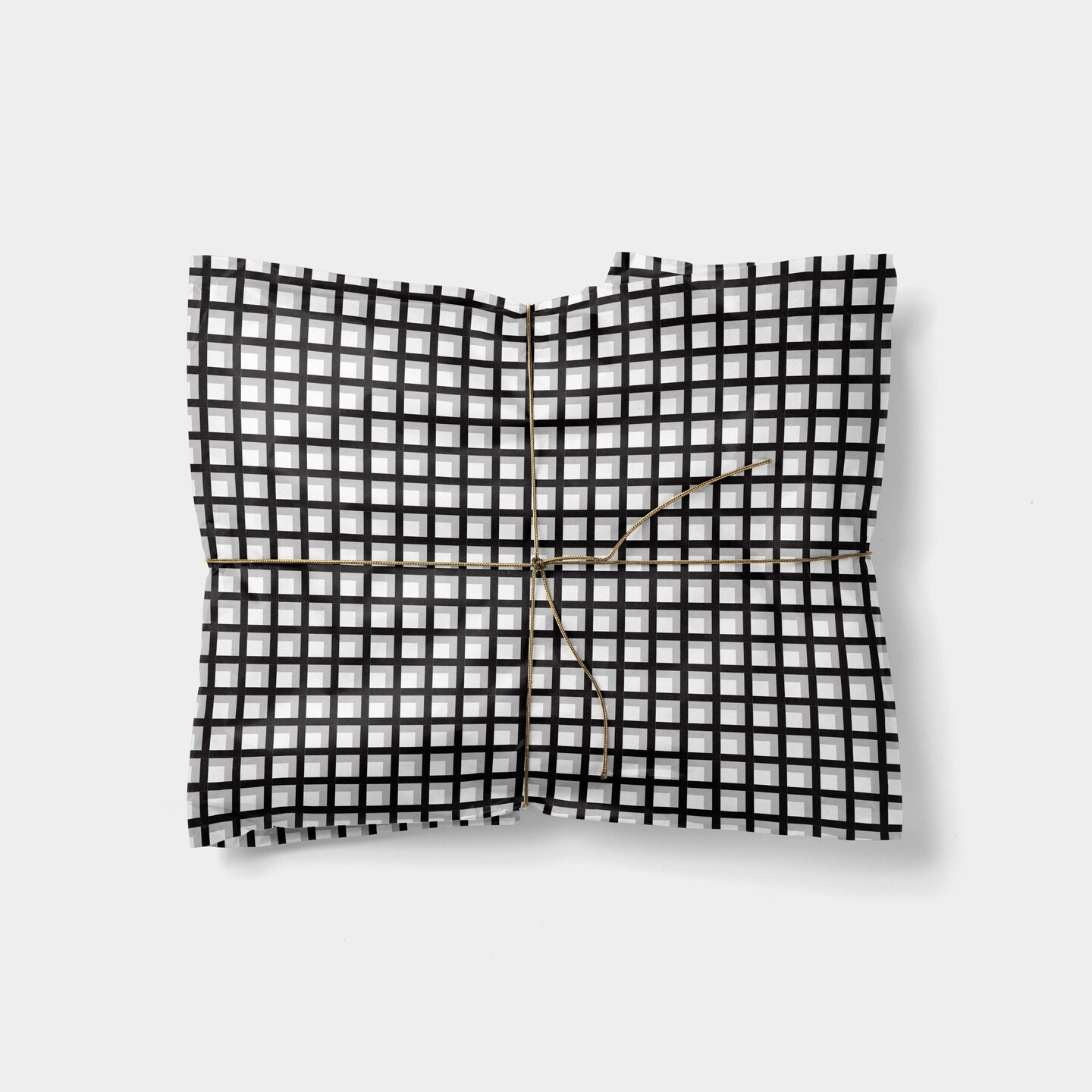 Micro Plaid Gift Wrap X