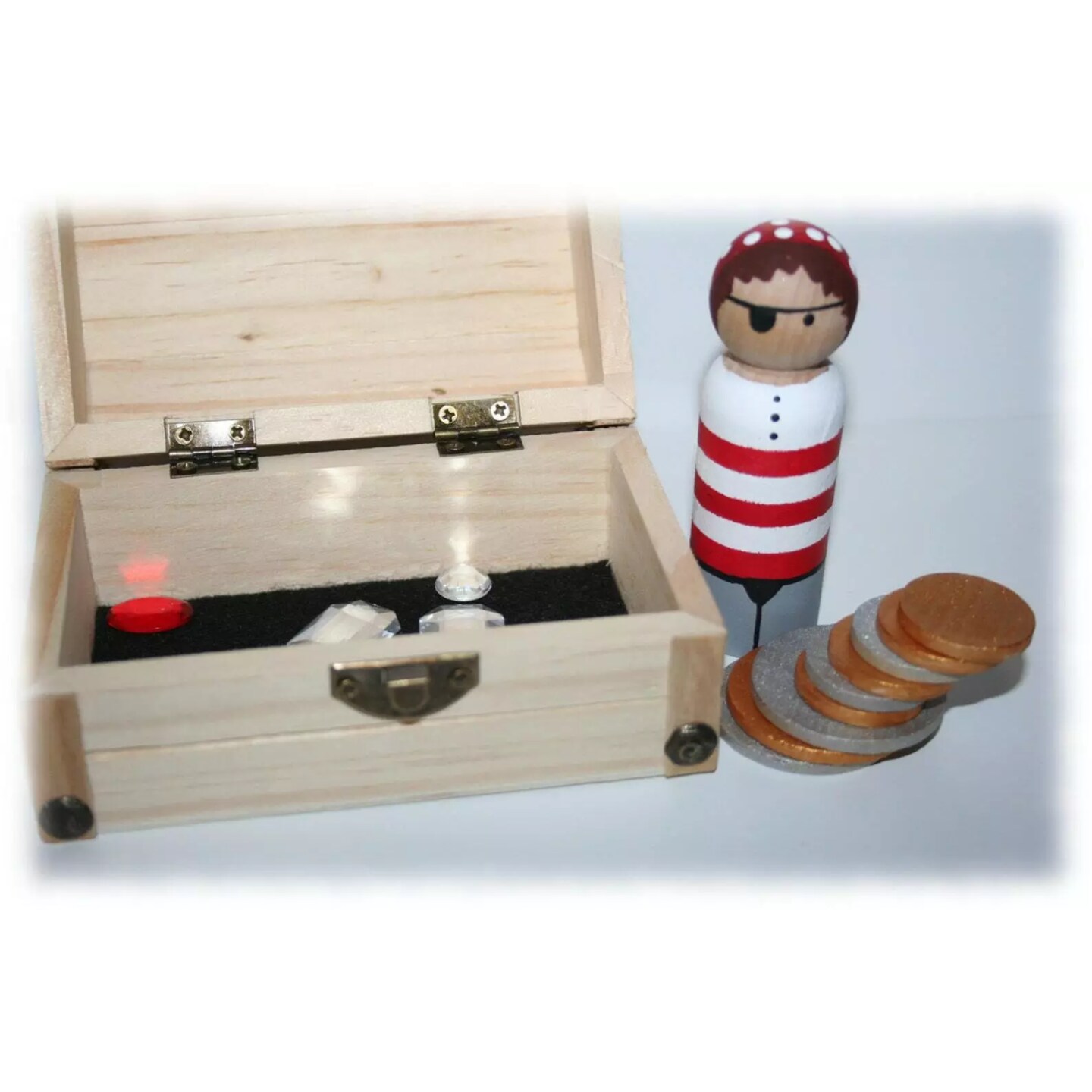 Kitcheniva 25 Pcs Wooden Circles Round Disc Wood Pendant Crafts Art