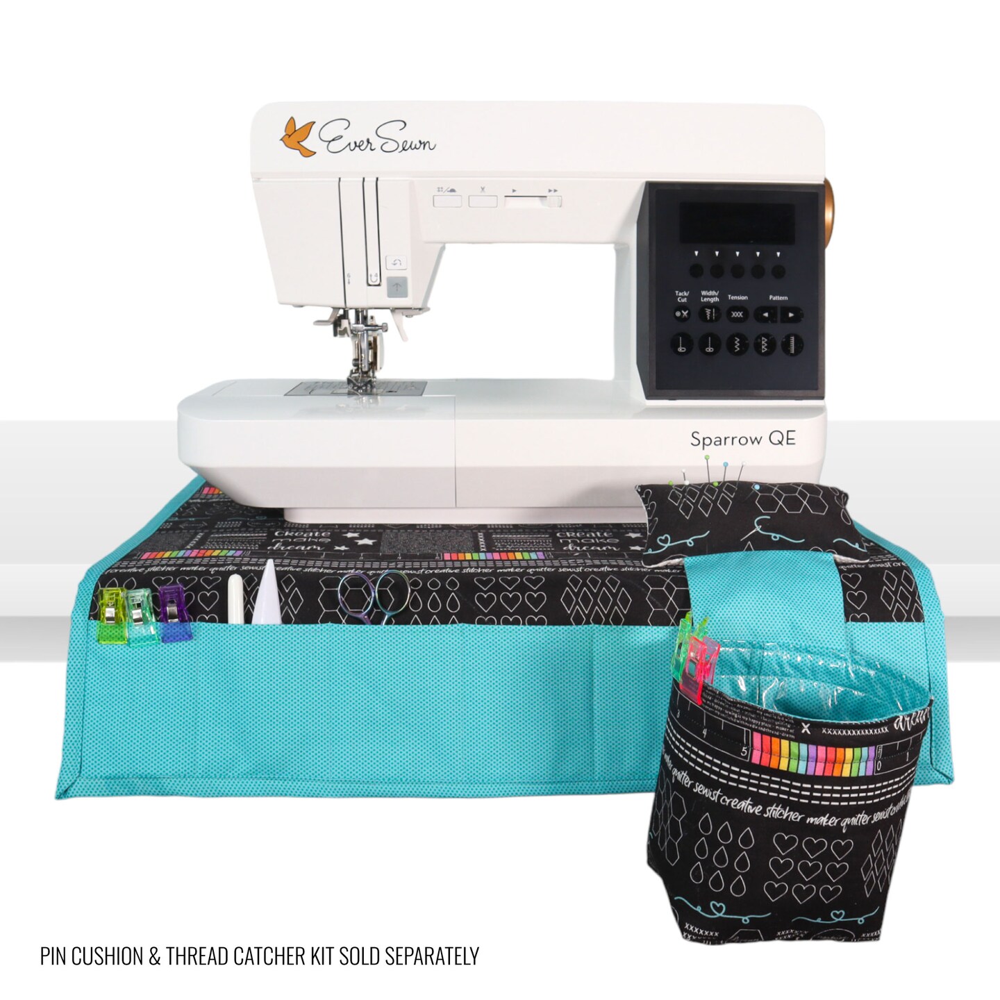 Crosscut Sewing Co.&#xAE; Sewing Machine Mat Sewing Project Kit for Beginners with Fabric, Instructions and Video