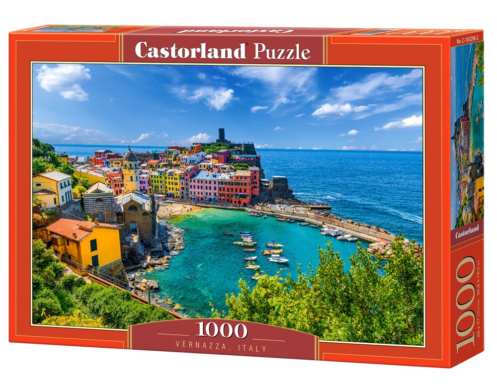 1000 Piece Jigsaw Puzzle, Vernazza, Cinque Terre, Italy