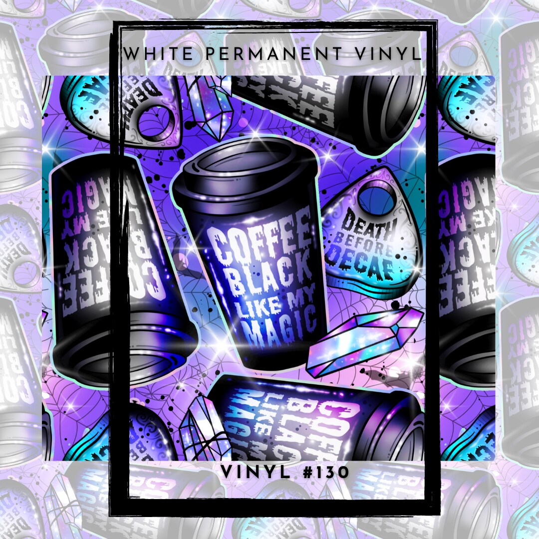 #130 Coffee Black Magic- August Maker 2023 12x12 Pattern Vinyl