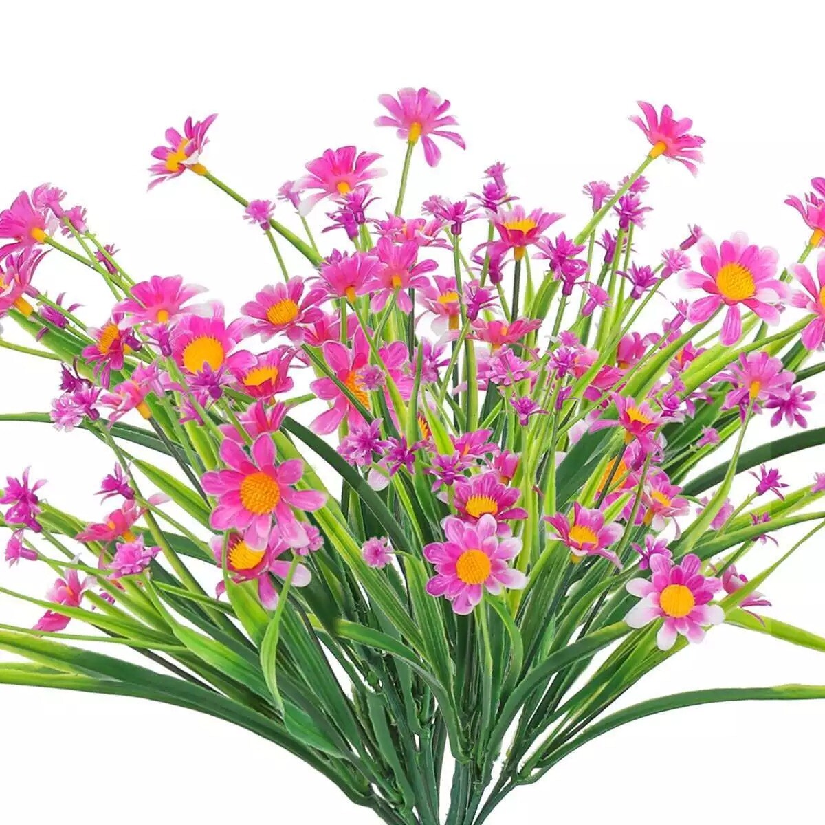 Artificial Flowers Plastic Plants UV Resistant Garden Yard Home Decor