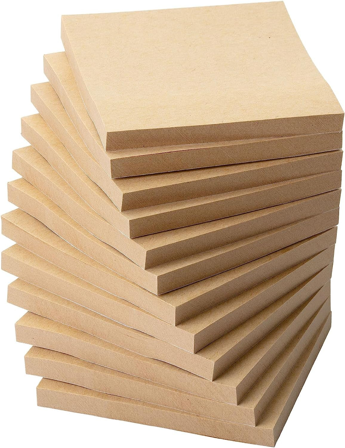 - Sticky Notes, 3&#x201D;X3&#x201D;, 12 Pads, Kraft Colors Sticky Notes, Sticky Note, Self-Stick Note Pads, Sticky Pads Sticky Notes Aesthetic, Colorful Sticky Notes, Sticky Notes Bulk Sticky Notes