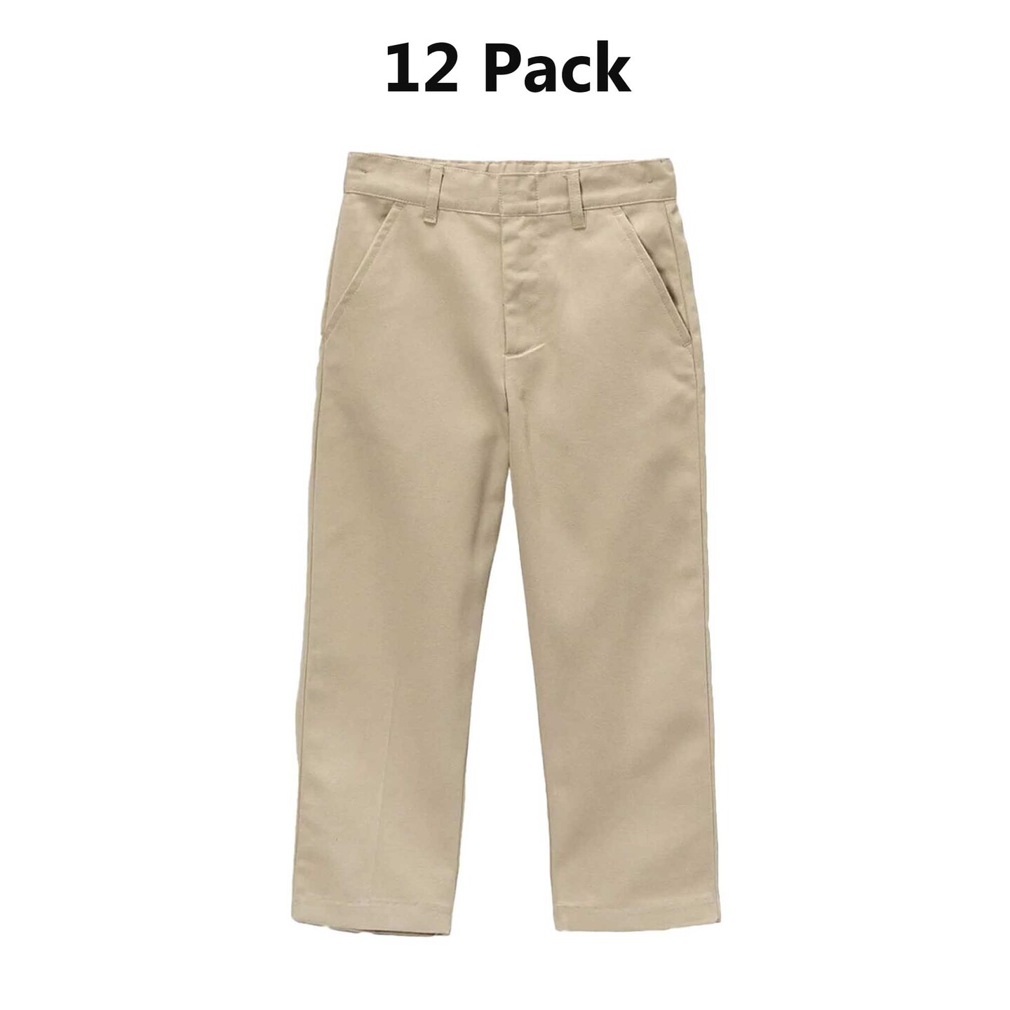 Boy&#x27;s Khaki Uniform Twill Pants
