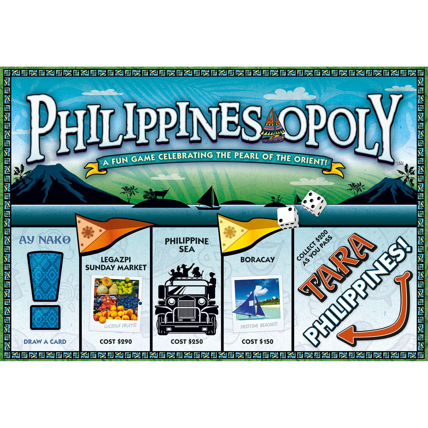 Late For The Sky: Philippines-Opoly Monopoly Board Game