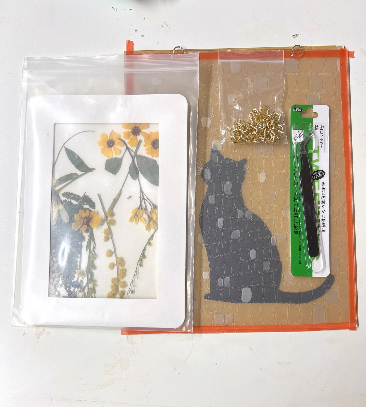 How to Make Pressed Flower Window Hanger image 6