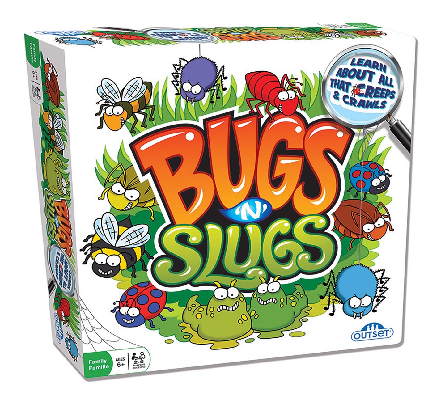 Outset Media Bugs \&#x27;N\&#x27; Slugs Board Game