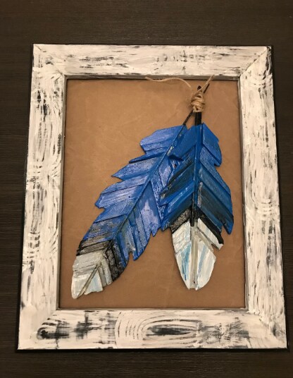 Broad Decorative Bevel Picture Frame, Made-to-Order, Handmade, Solid Wood, Rustic, Custom Sizes product 7