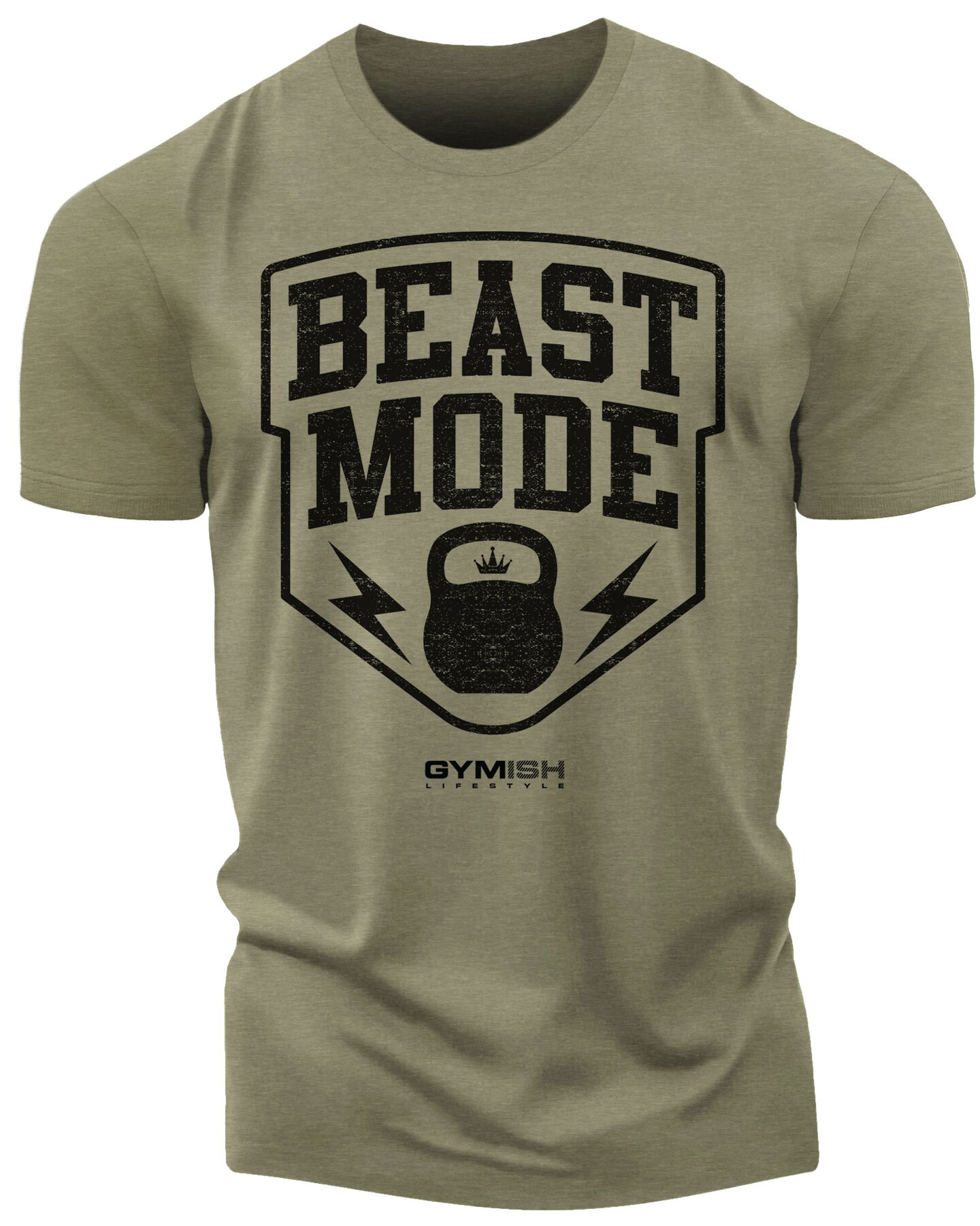 007. Beast Mode Funny Motivational Workout Gym T-Shirt for Men - image13
