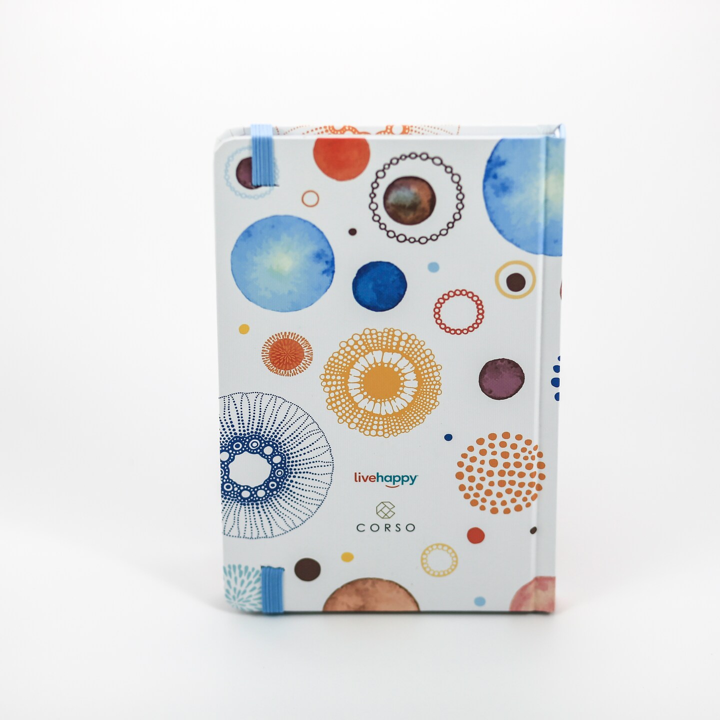 Corso Live Happy Notebook (Gratitude Journal, Daily Quote on Mindful Living, Business Notebook, Personal Diary)., LH-001